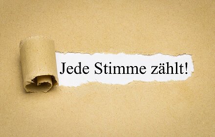 Jede Stimme zählt!