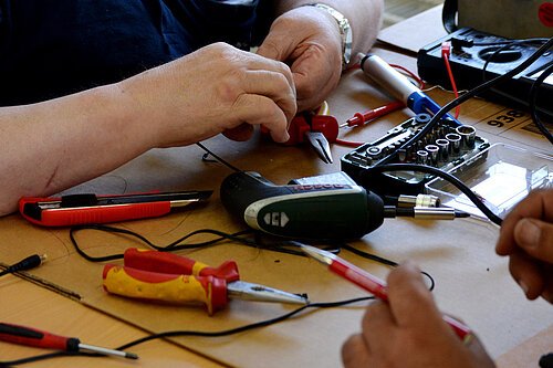 Repair-Cafe Szene