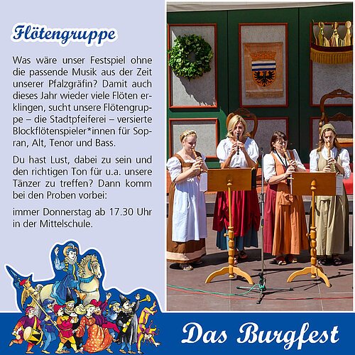 Burgfesthelfer - Flötengruppe