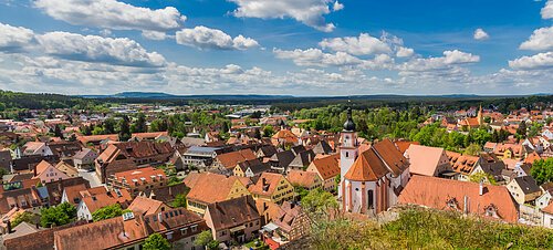 Innenstadt Hilpoltstein Luftbild